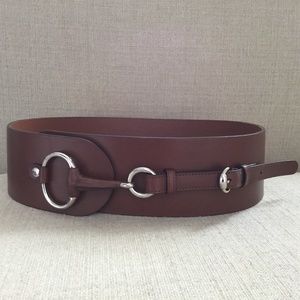 Gucci Horsebit Wide Leather Belt
